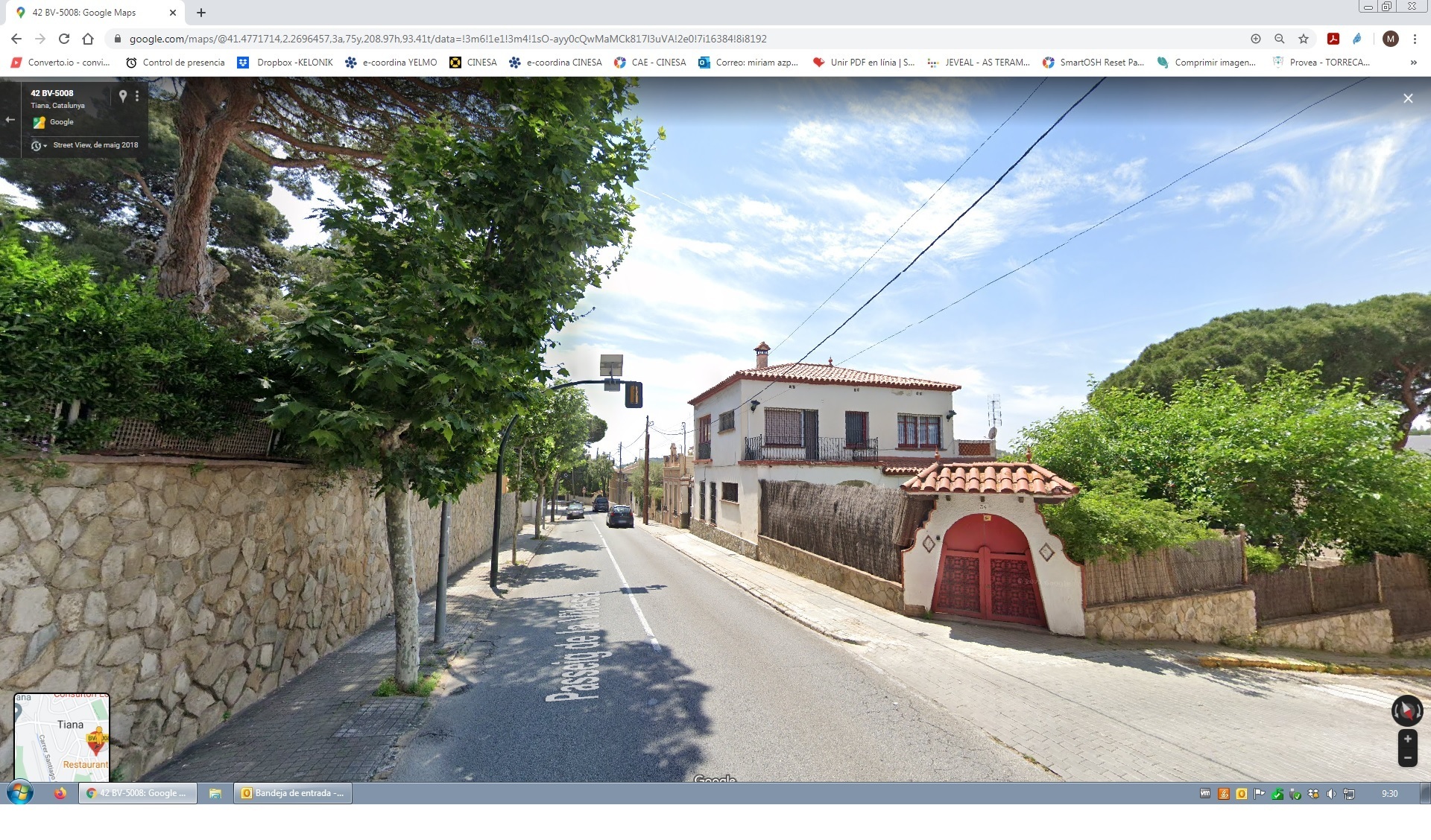Imatge pels mitjans: Semàfor al passeig de la vilesa per anar i tornar de l'escola.