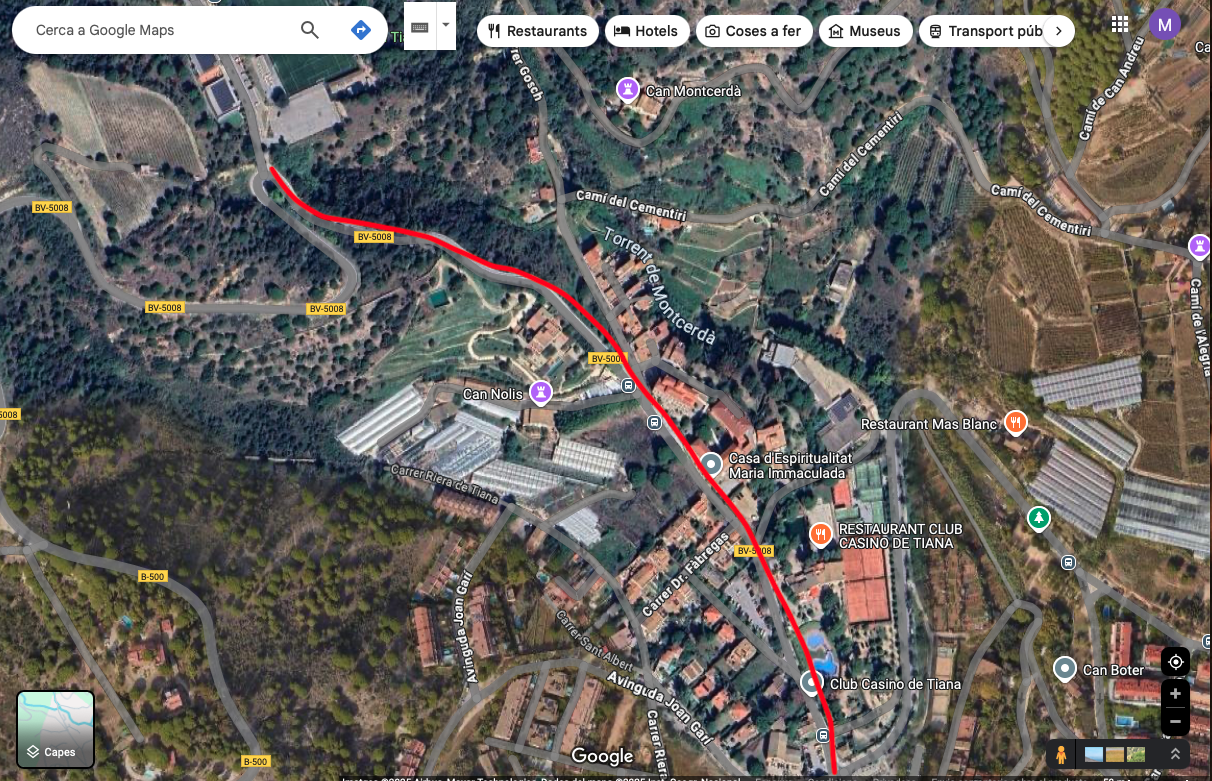 Imatge pels mitjans: Carril bici fins al poliesportiu