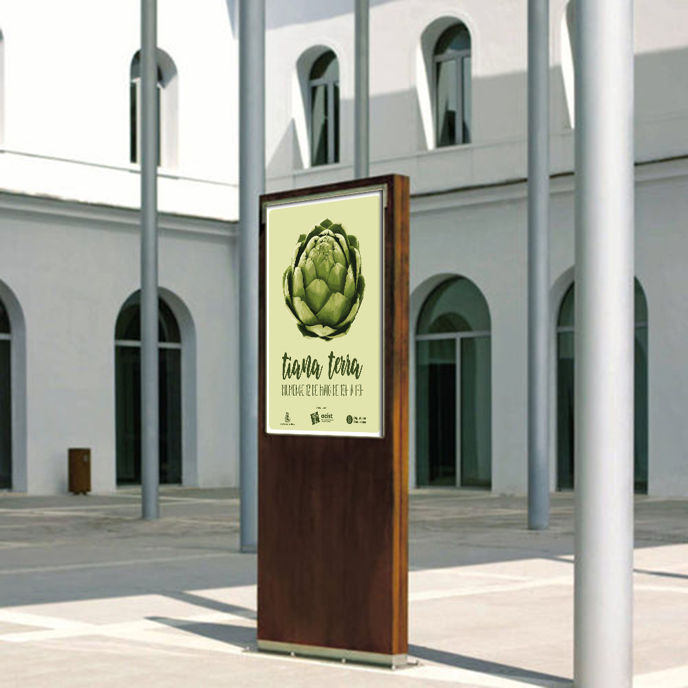 Imatge pels mitjans: Colocació de tres marquesines distribuides en diferents ubicacions de Tiana