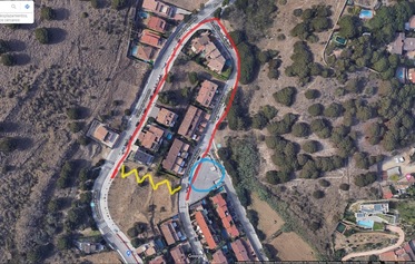 Connexió peatonalitzada entre el carrer de les aigües i el carrer dels vessants